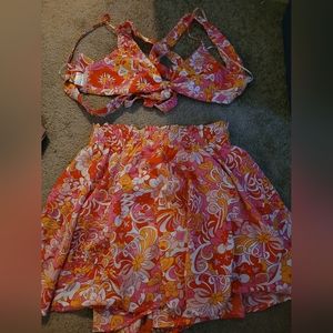 Hello Molly Two Piece Skirt Set